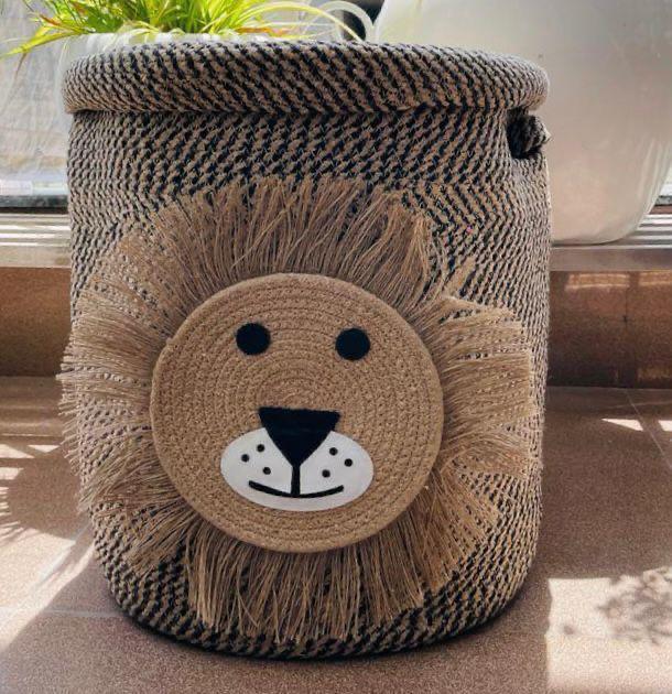 Lion Laundry Basket