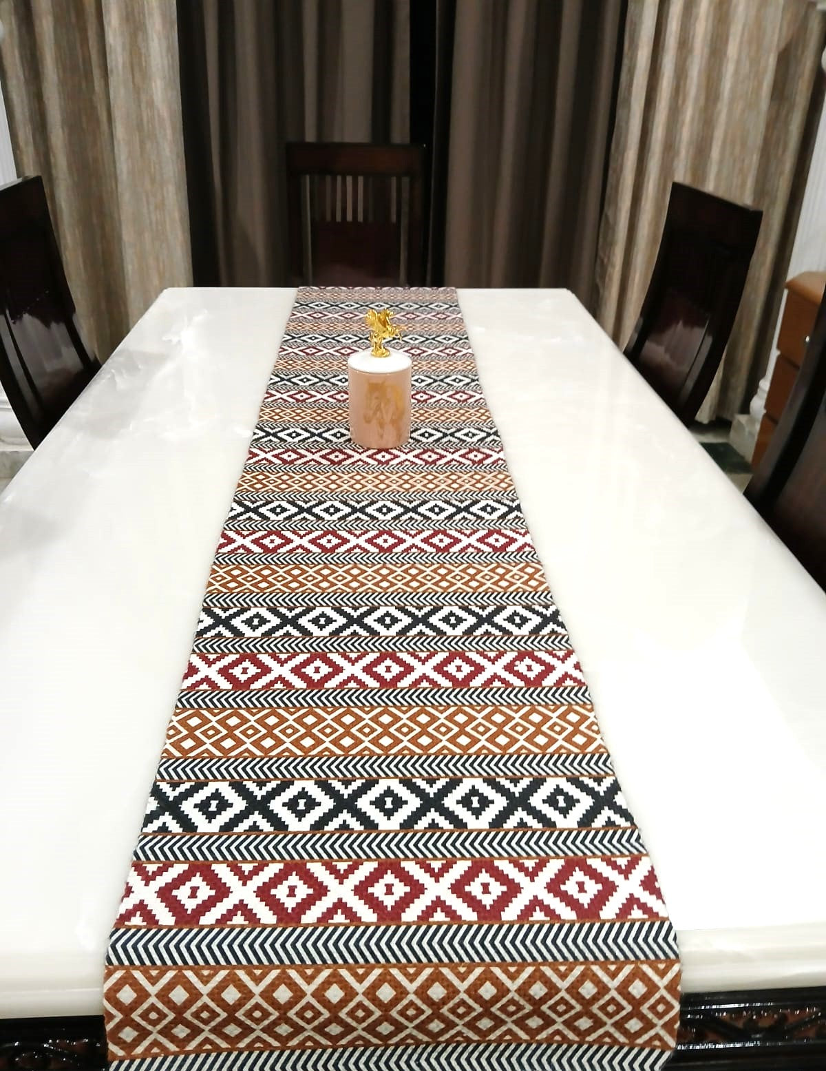 Geometric Dining Table Runner