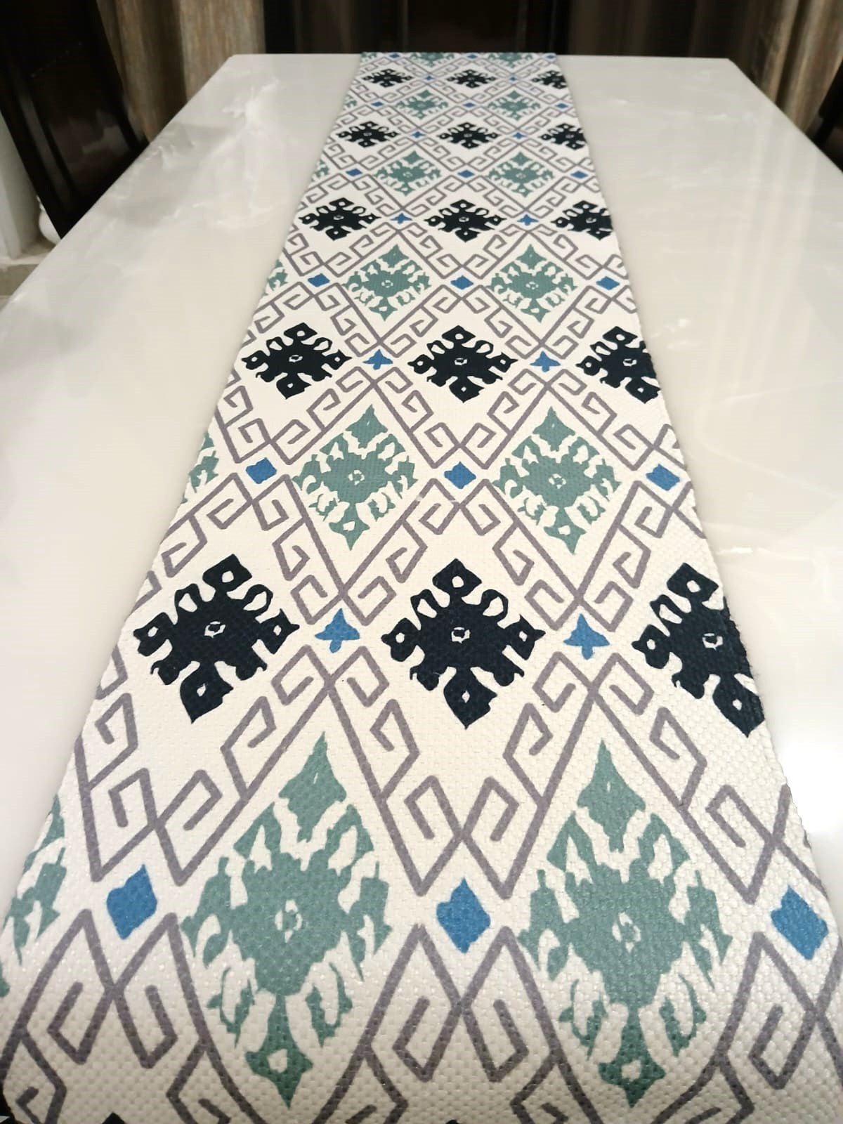 Elegant Printed Dining Runner