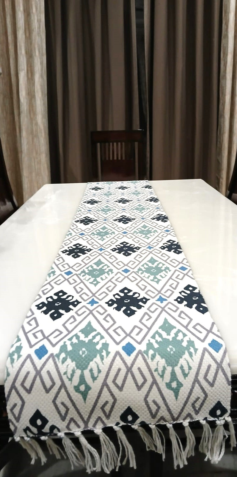 Elegant Printed Dining Runner