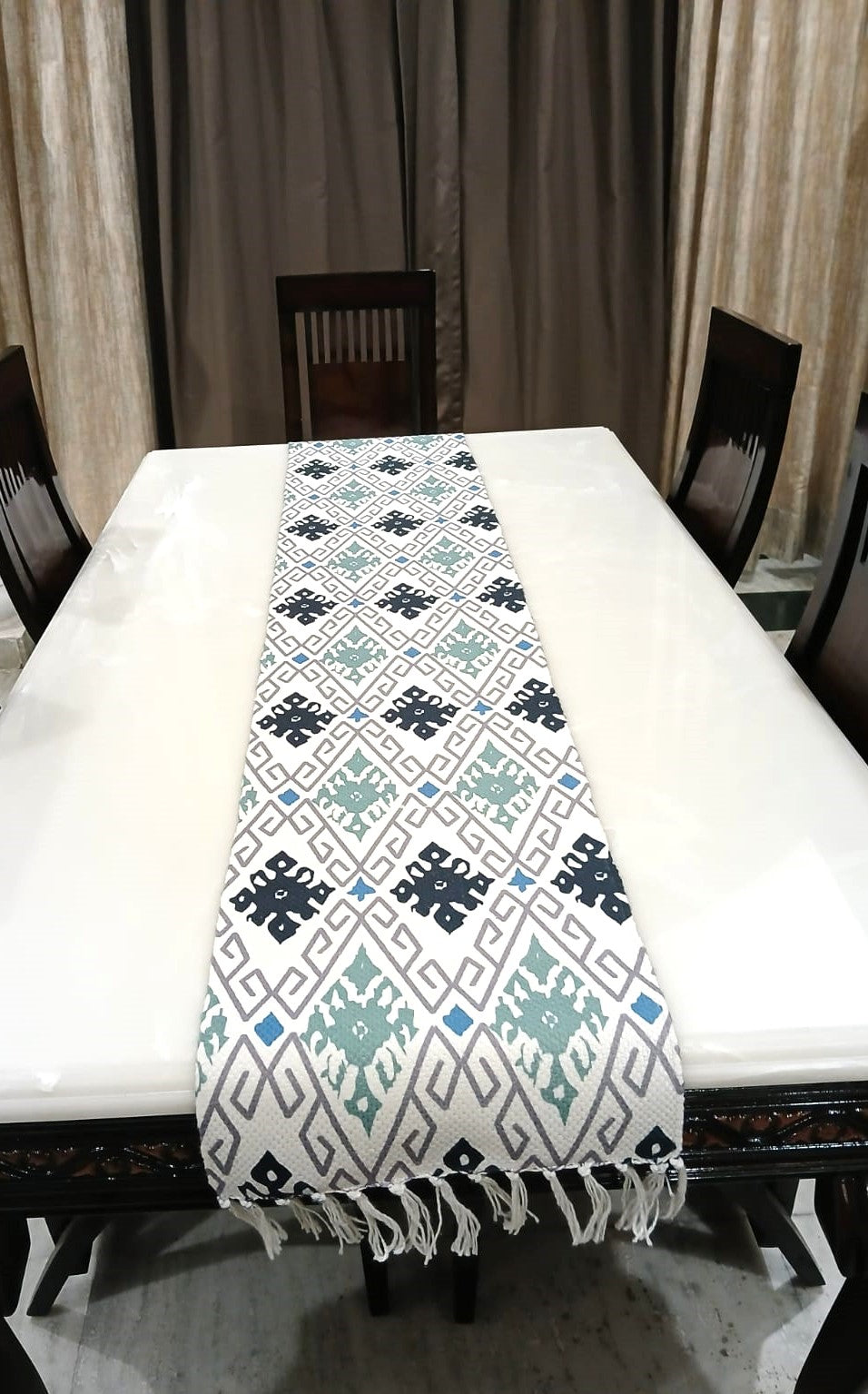 Elegant Printed Dining Runner