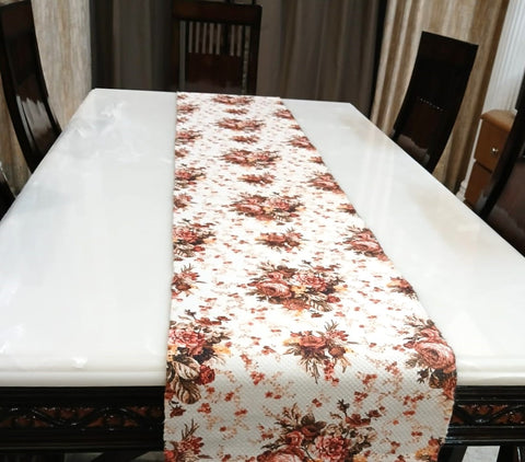 Traditional Floral Dining Runner