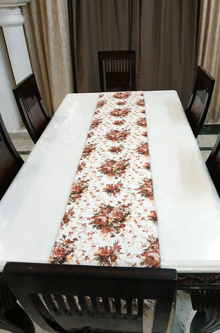 Traditional Floral Dining Runner