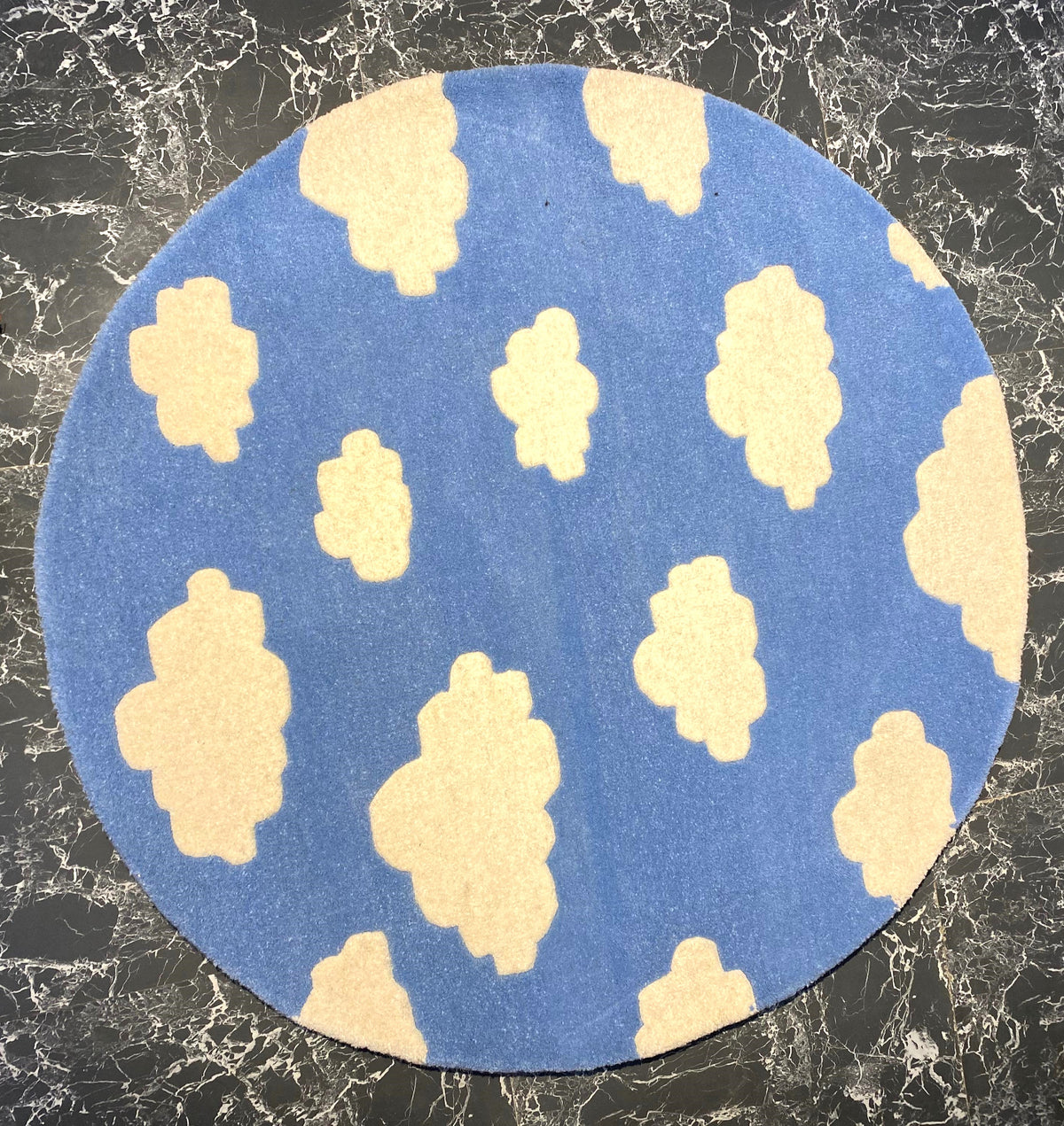 Kids Cloud Tufted Round Carpet