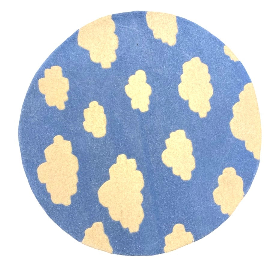 Kids Cloud Tufted Round Carpet