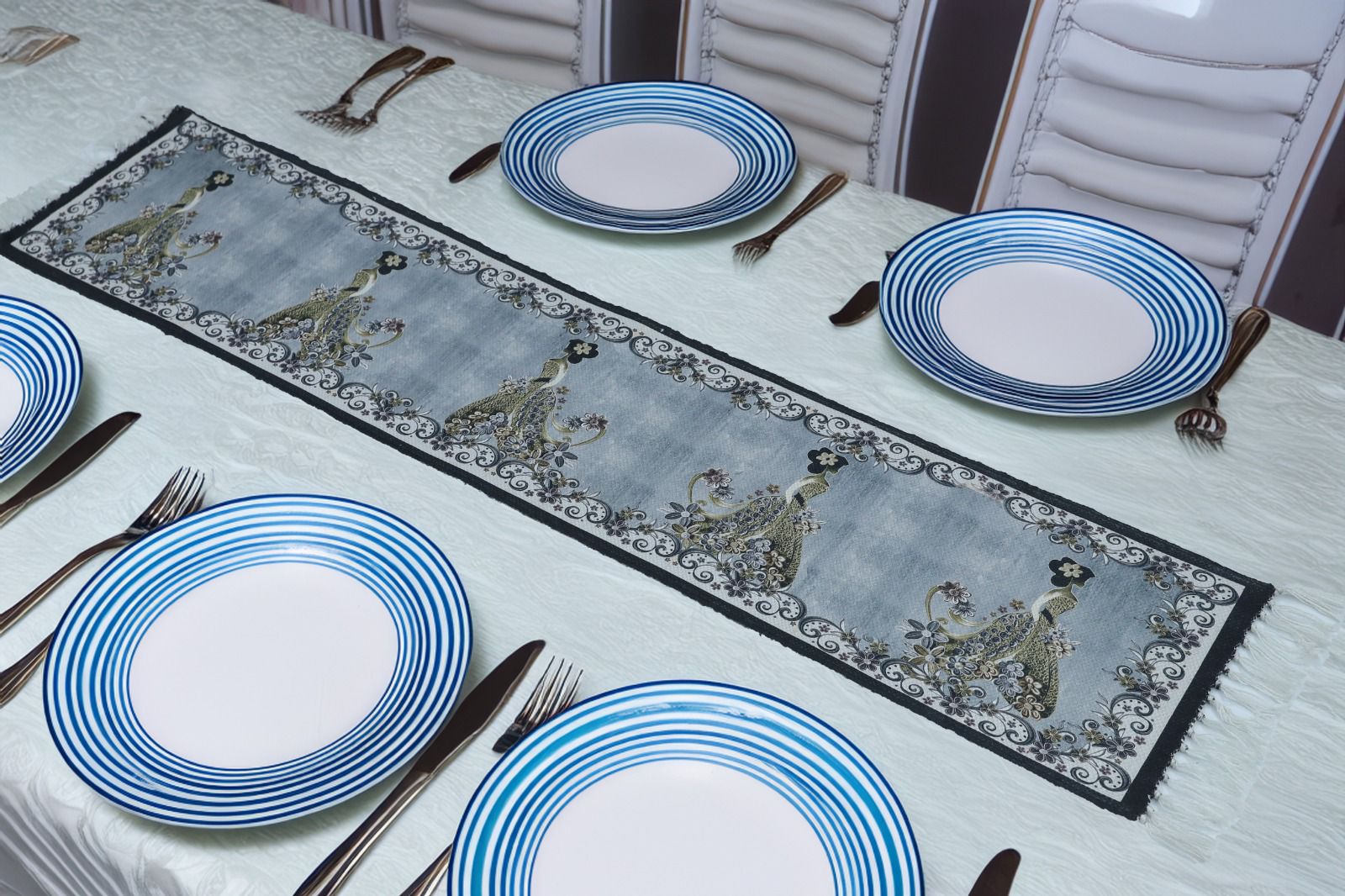 Chinese Lady Dining Table Runner